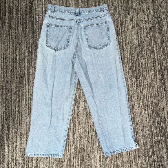 VTG Bill Blass Womens Size 6 Denim‎ Capris Blue Light Wash Pockets 100% Cotton - Picture 8 of 8